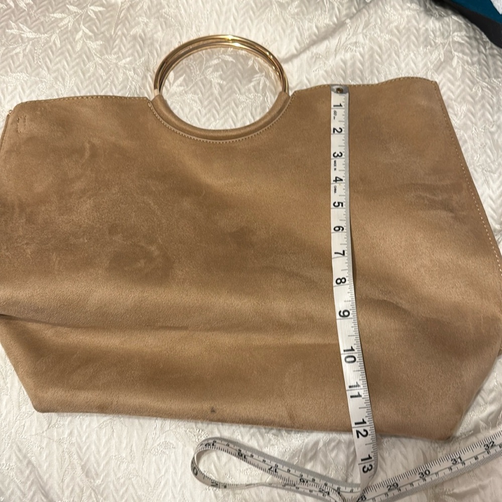 Faux Suede Banana Republic purse